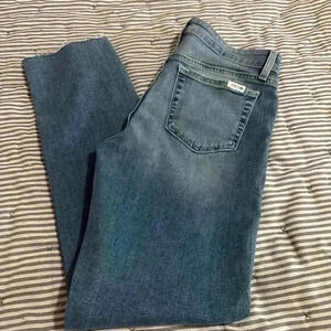 Joe’s jeans size 27 raw hem some stretch!